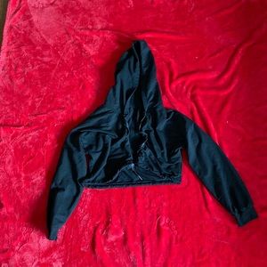 Cropped hooded sweater, ZARA, S